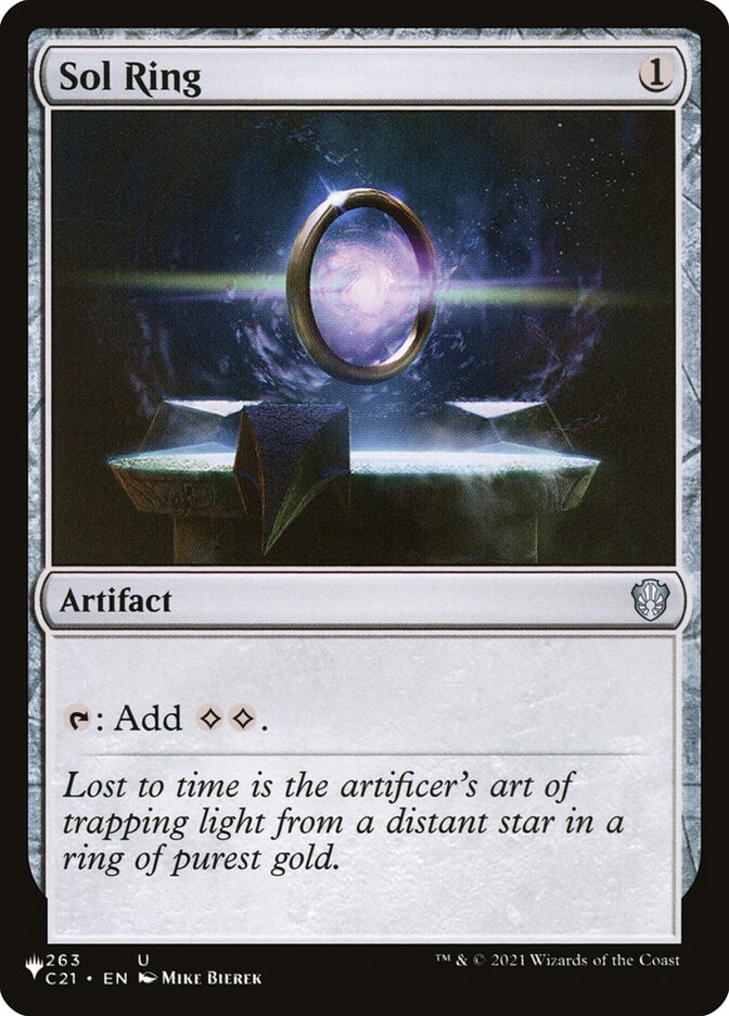 Sol Ring [Secret Lair: Heads I Win, Tails You Lose] | Card Merchant Takapuna