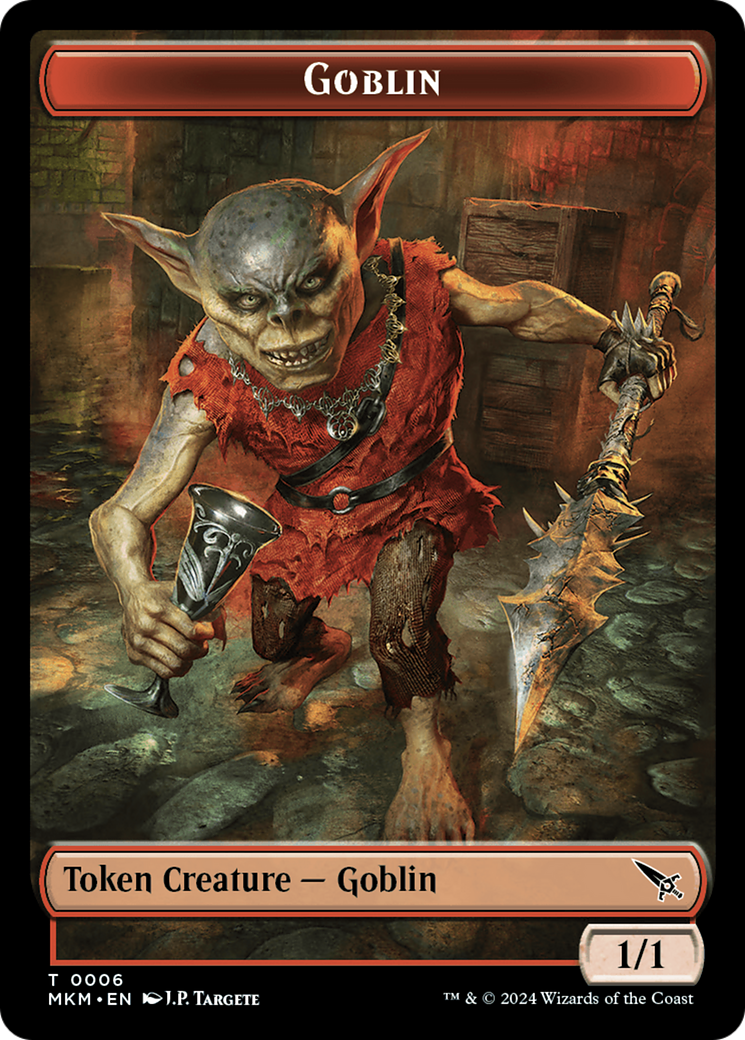 Thopter (0020) // Goblin Double-Sided Token [Murders at Karlov Manor Tokens] | Card Merchant Takapuna