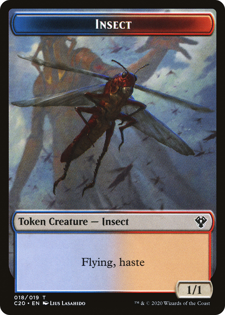 Treasure // Insect Double-Sided Token [Secret Lair: Heads I Win, Tails You Lose Tokens] | Card Merchant Takapuna