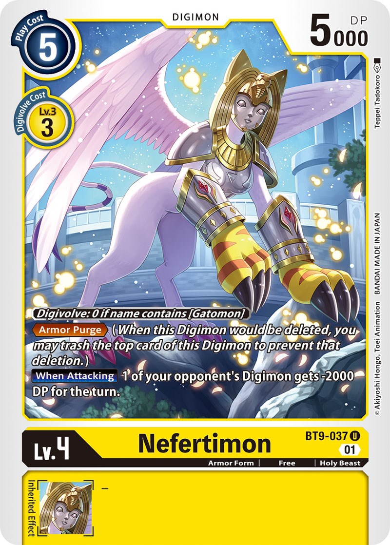 Nefertimon [BT9-037] [X Record] | Card Merchant Takapuna