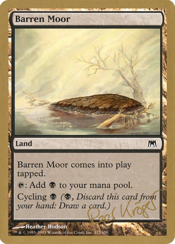 Barren Moor (Peer Kroger) [World Championship Decks 2003] | Card Merchant Takapuna