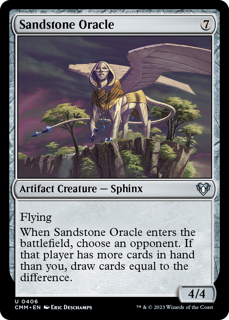 Sandstone Oracle [Commander Masters] | Card Merchant Takapuna