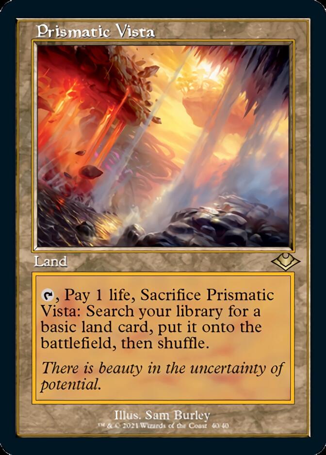 Prismatic Vista (Retro Foil Etched) [Modern Horizons] | Card Merchant Takapuna