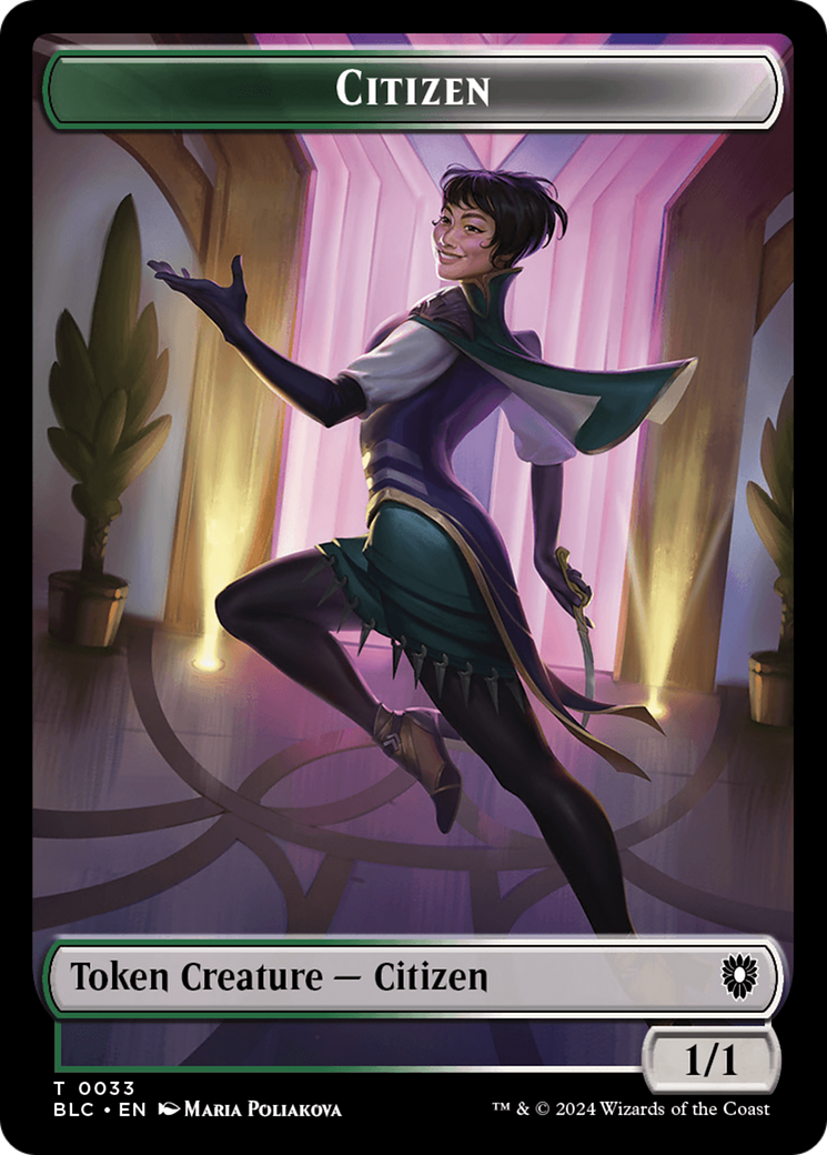 Soldier // Citizen Double-Sided Token [Bloomburrow Commander Tokens] | Card Merchant Takapuna