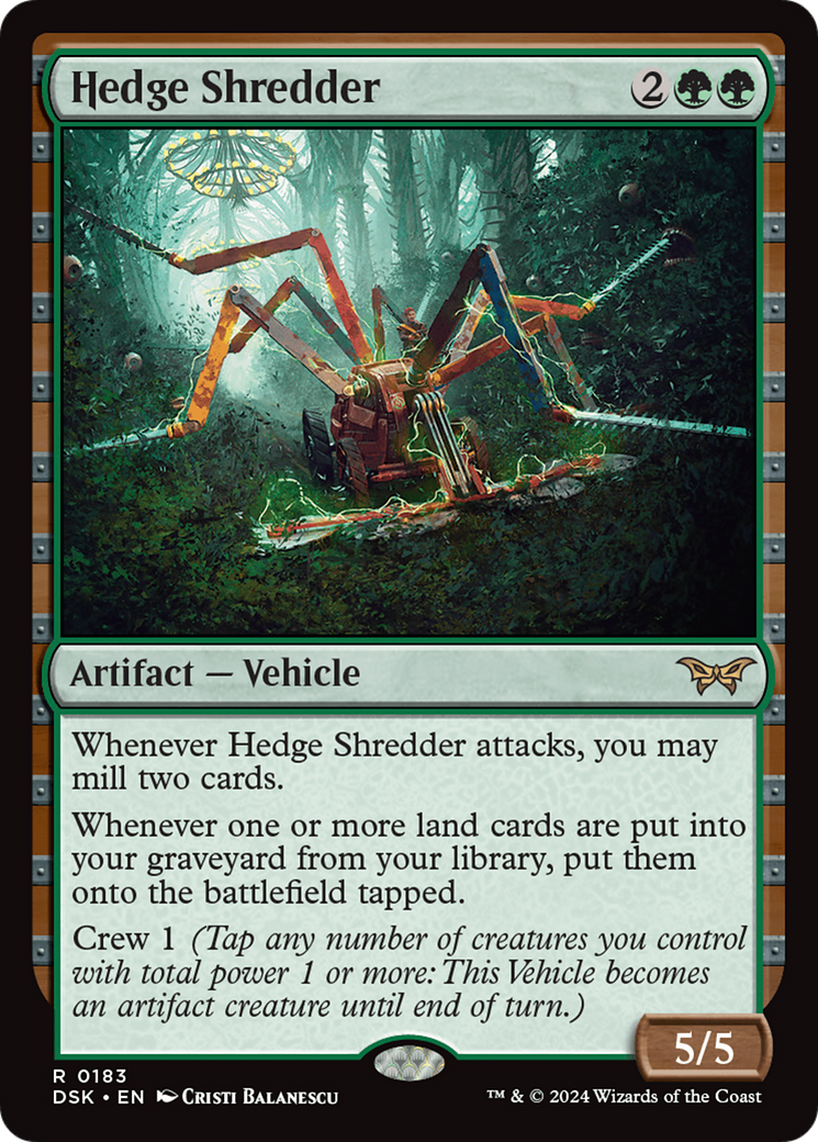 Hedge Shredder [Duskmourn: House of Horror] | Card Merchant Takapuna