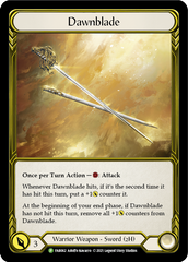 Dawnblade (Golden) [FAB062] (Promo)  Cold Foil | Card Merchant Takapuna