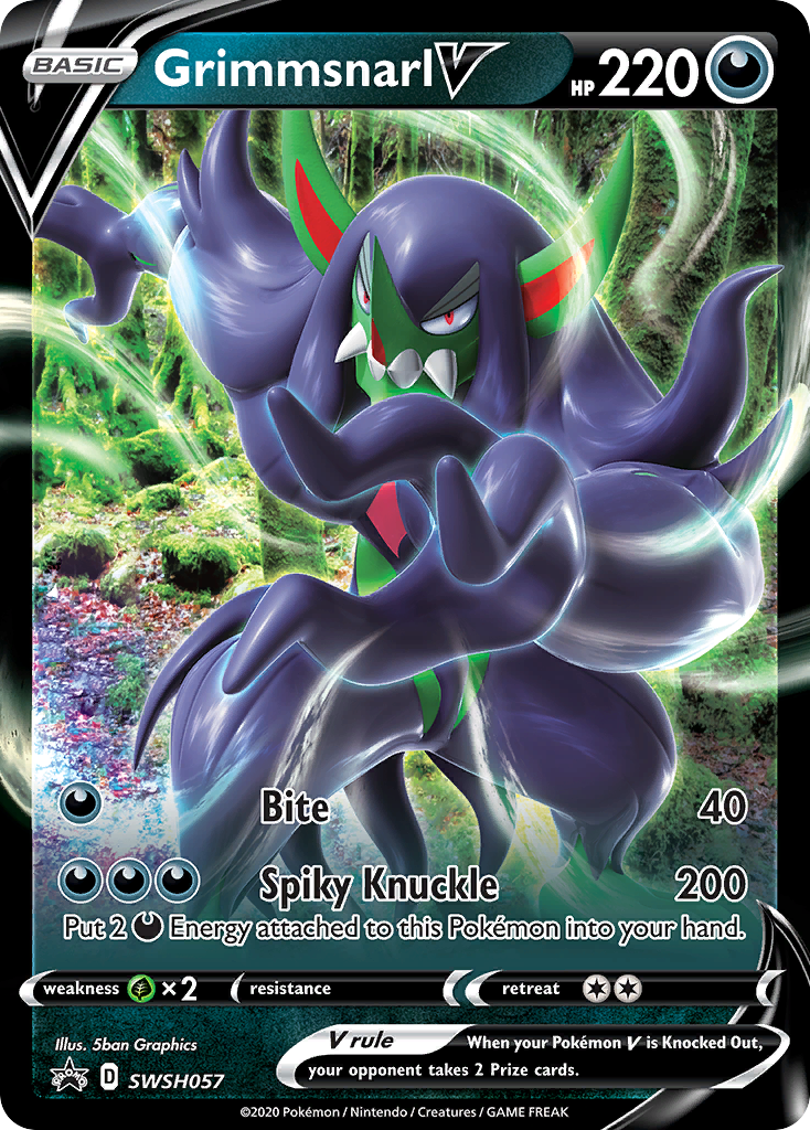 Grimmsnarl V (SWSH057) [Sword & Shield: Black Star Promos] | Card Merchant Takapuna