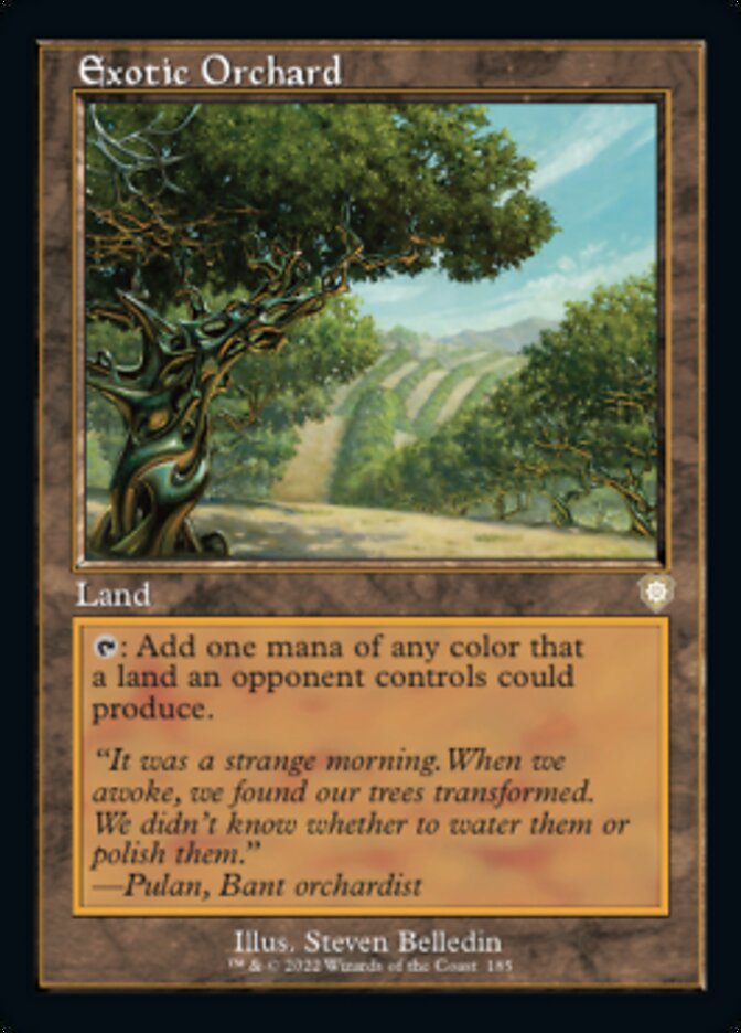 Exotic Orchard (Retro) [The Brothers' War Commander] | Card Merchant Takapuna