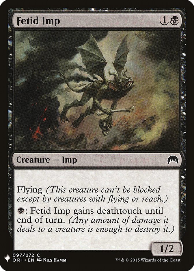 Fetid Imp [Mystery Booster] | Card Merchant Takapuna