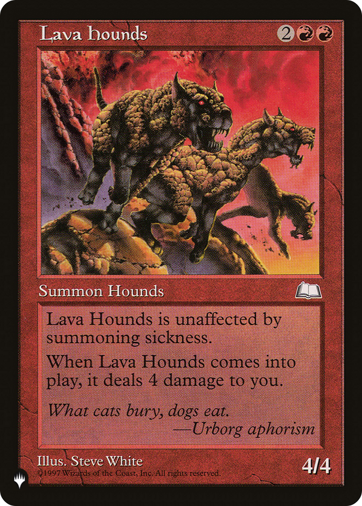 Lava Hounds [The List] | Card Merchant Takapuna