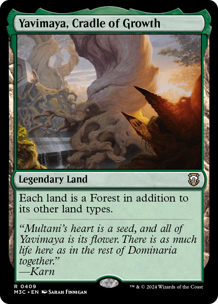 Yavimaya, Cradle of Growth (Ripple Foil) [Modern Horizons 3 Commander] | Card Merchant Takapuna