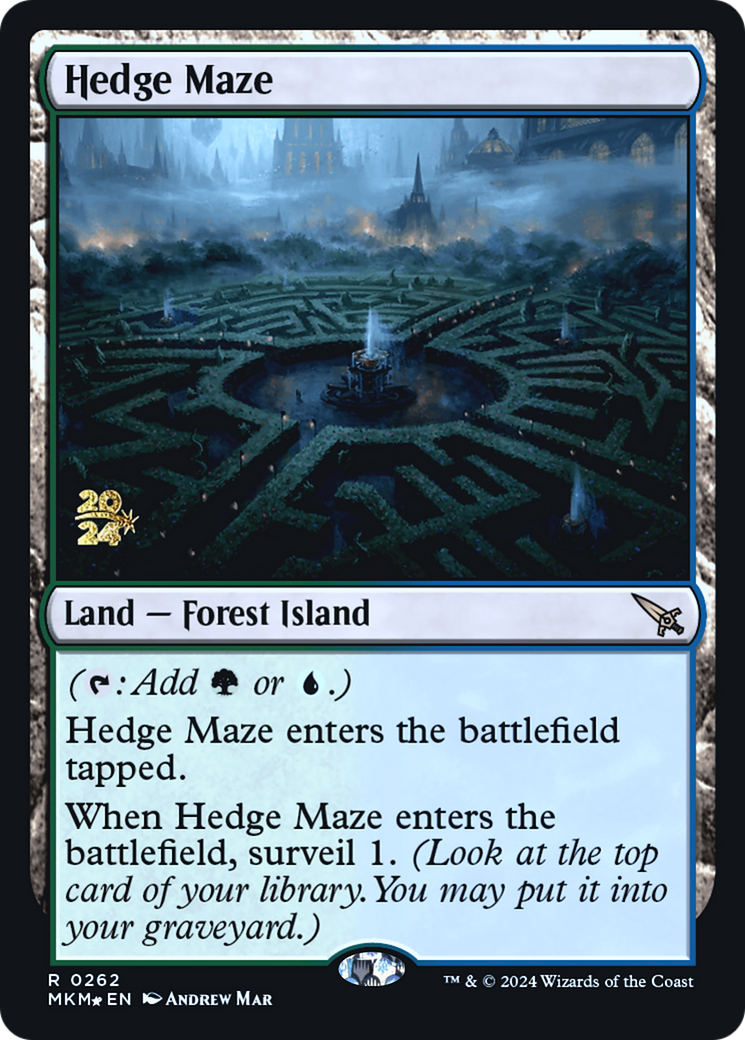 Hedge Maze [Murders at Karlov Manor Prerelease Promos] | Card Merchant Takapuna