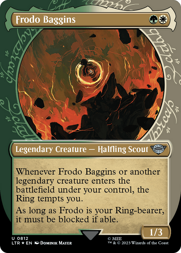 Frodo Baggins (Showcase) (Surge Foil) [The Lord of the Rings: Tales of Middle-Earth] | Card Merchant Takapuna