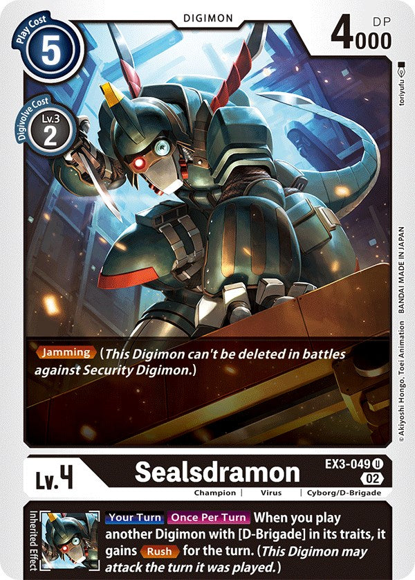 Sealsdramon [EX3-049] [Draconic Roar] | Card Merchant Takapuna