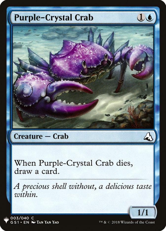 Purple-Crystal Crab [Mystery Booster] | Card Merchant Takapuna