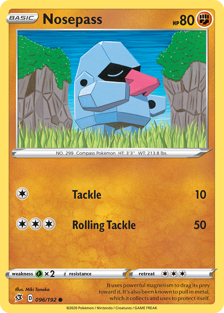 Nosepass (096/192) [Sword & Shield: Rebel Clash] | Card Merchant Takapuna