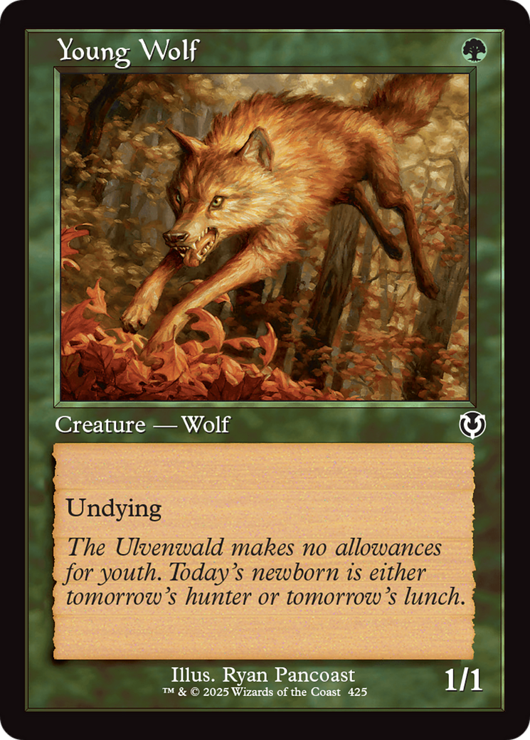 Young Wolf (Retro Frame) [Innistrad Remastered] | Card Merchant Takapuna