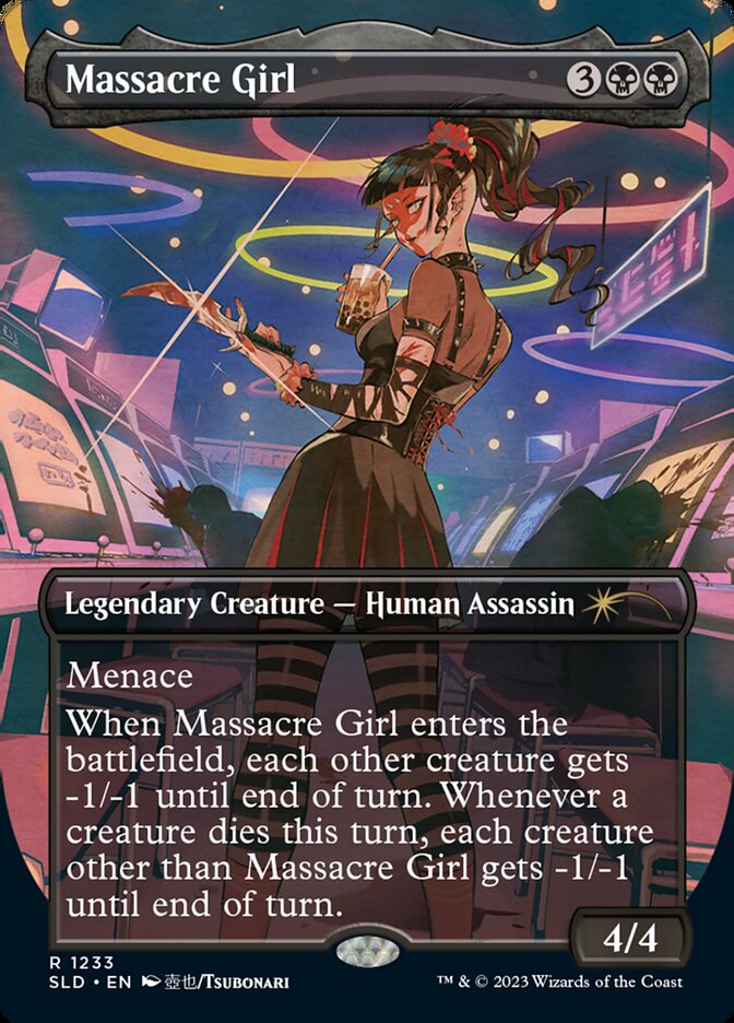 Massacre Girl (Borderless) [Secret Lair Drop Series] | Card Merchant Takapuna