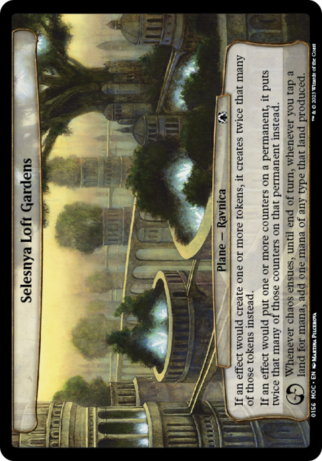 Selesnya Loft Gardens [March of the Machine Commander] | Card Merchant Takapuna