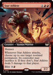 Star Athlete (Extended Art) [Duskmourn: House of Horror Commander] | Card Merchant Takapuna