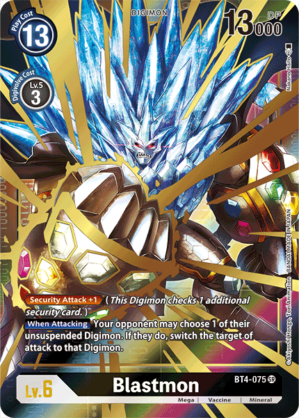 Blastmon [BT4-075] (Alternate Art) [Great Legend] | Card Merchant Takapuna