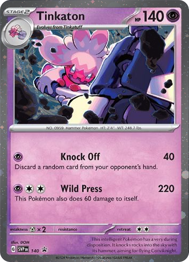 Tinkaton (SVP140) (Cosmos Holo) [Scarlet & Violet: Black Star Promos] | Card Merchant Takapuna