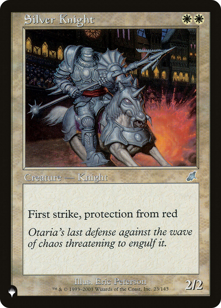 Silver Knight [The List] | Card Merchant Takapuna