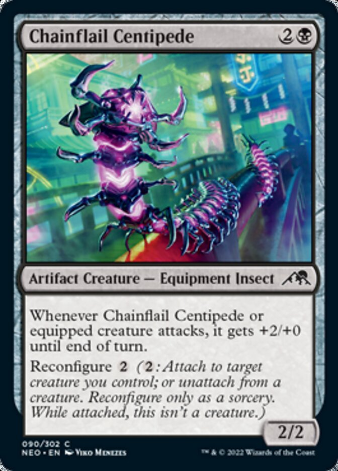 Chainflail Centipede [Kamigawa: Neon Dynasty] | Card Merchant Takapuna