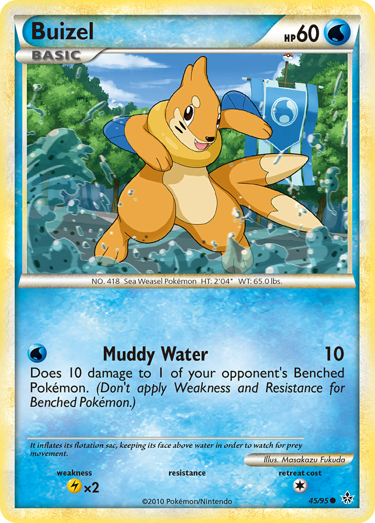 Buizel (45/95) [HeartGold & SoulSilver: Unleashed] | Card Merchant Takapuna