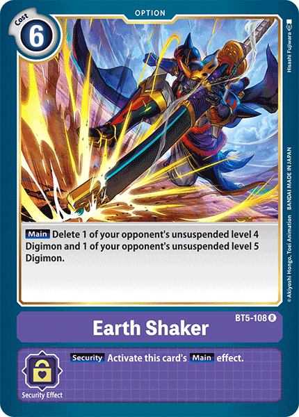 Earth Shaker [BT5-108] [Battle of Omni] | Card Merchant Takapuna