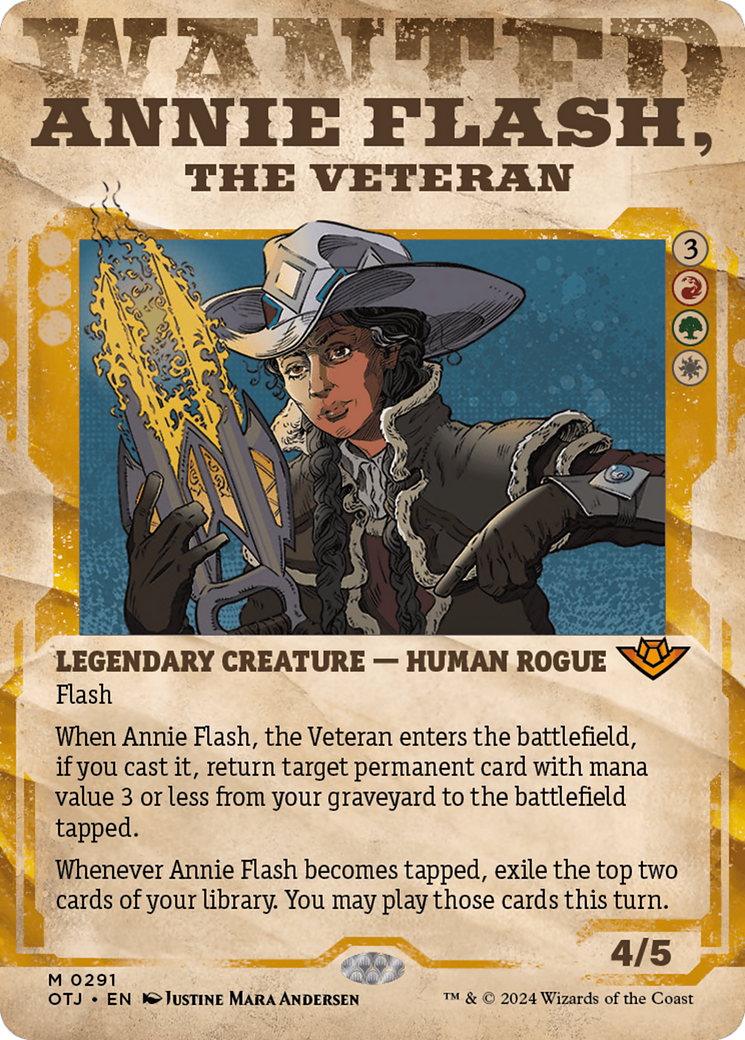 Annie Flash, the Veteran (Showcase) [Outlaws of Thunder Junction] | Card Merchant Takapuna