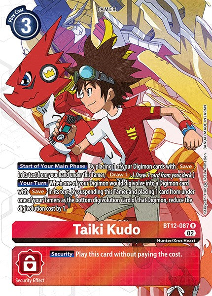 Taiki Kudo [BT12-087] (Alternate Art) [Across Time] | Card Merchant Takapuna