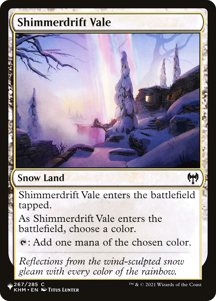 Shimmerdrift Vale [The List Reprints] | Card Merchant Takapuna