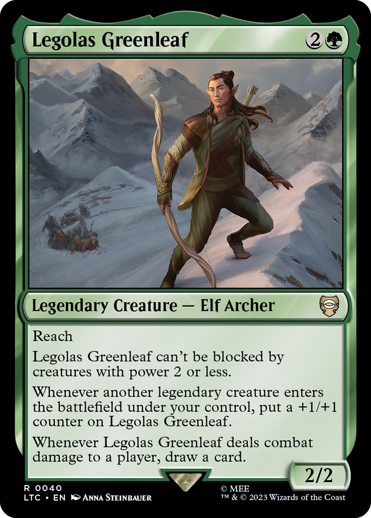 Legolas Greenleaf [The Lord of the Rings: Tales of Middle-Earth Commander] | Card Merchant Takapuna