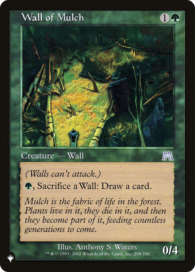 Wall of Mulch [The List] | Card Merchant Takapuna