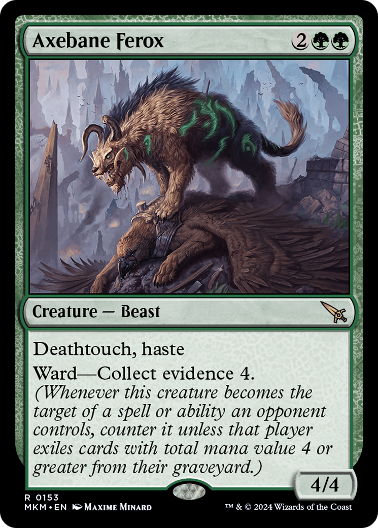 Axebane Ferox [Murders at Karlov Manor] | Card Merchant Takapuna