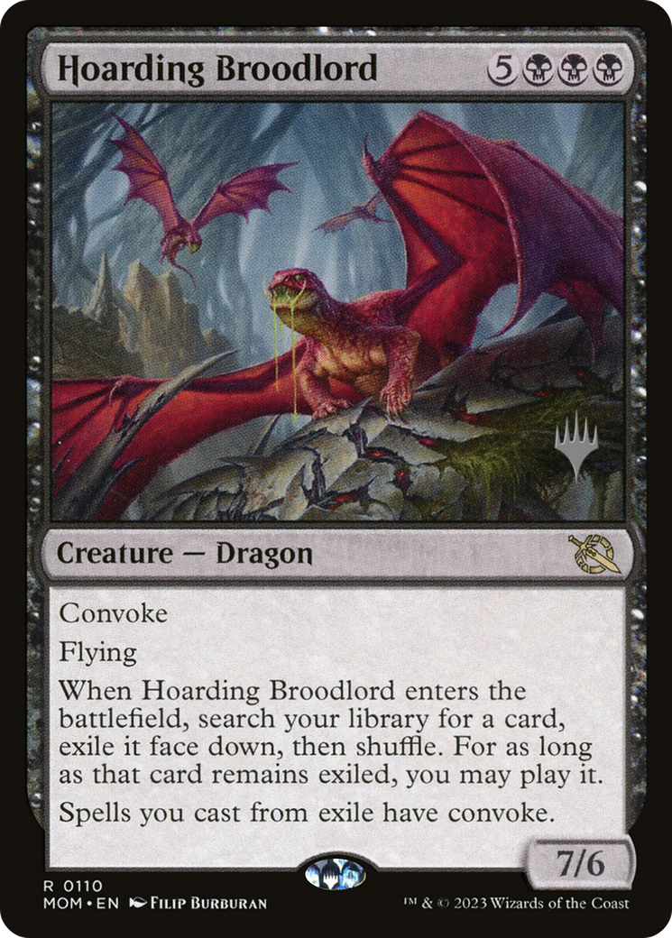 Hoarding Broodlord (Promo Pack) [March of the Machine Promos] | Card Merchant Takapuna