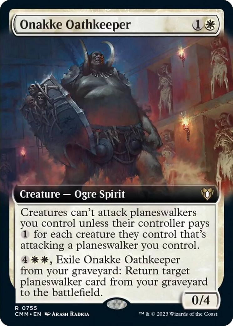 Onakke Oathkeeper (Extended Art) [Commander Masters] | Card Merchant Takapuna