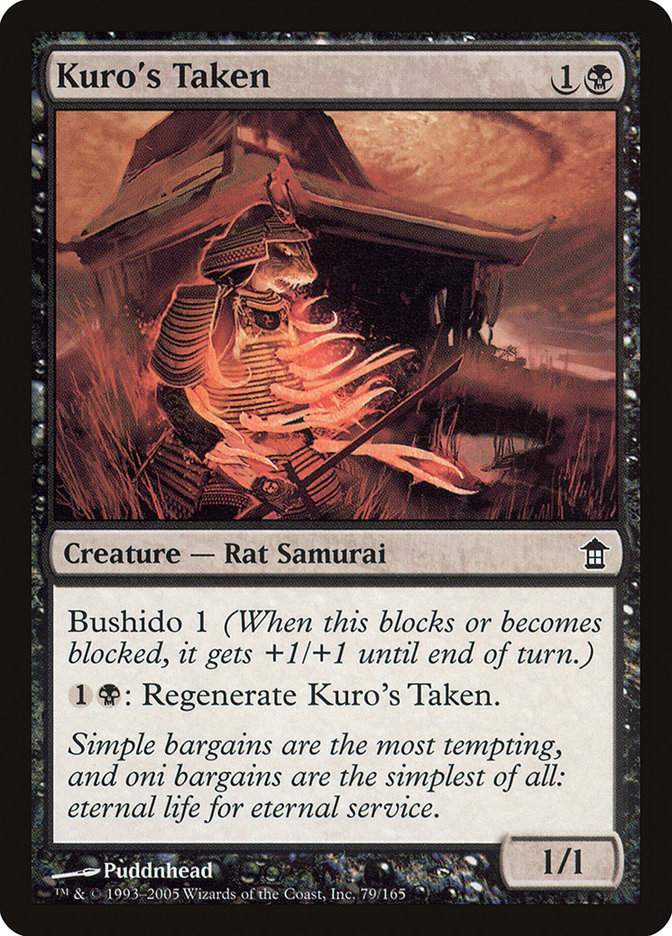 Kuro's Taken [Saviors of Kamigawa] | Card Merchant Takapuna