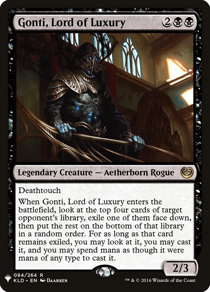 Gonti, Lord of Luxury [Mystery Booster] | Card Merchant Takapuna