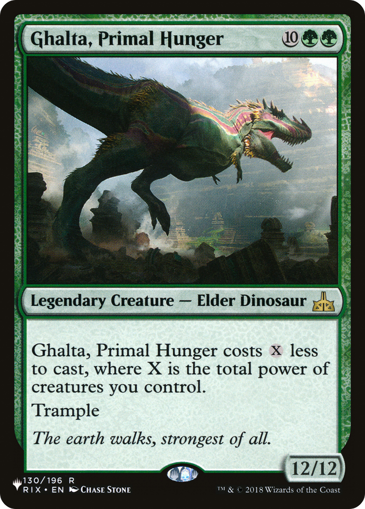 Ghalta, Primal Hunger [The List] | Card Merchant Takapuna