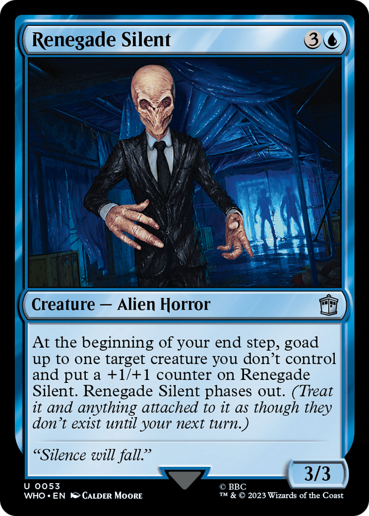 Renegade Silent [Doctor Who] | Card Merchant Takapuna