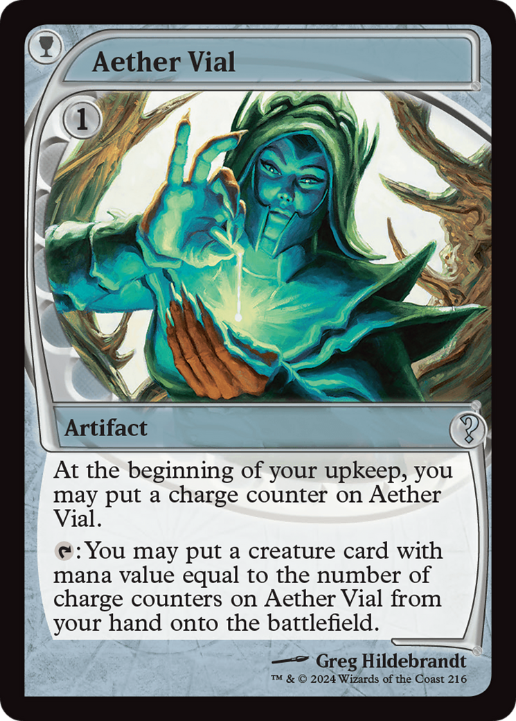 Aether Vial (Future Sight) [Mystery Booster 2] | Card Merchant Takapuna