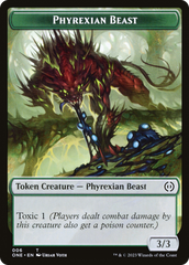 Phyrexian Goblin // Phyrexian Beast Double-Sided Token [Phyrexia: All Will Be One Tokens] | Card Merchant Takapuna