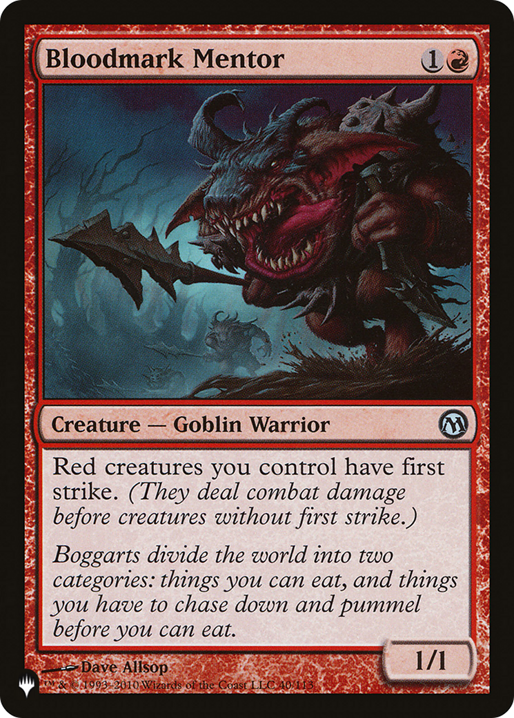 Bloodmark Mentor [The List] | Card Merchant Takapuna