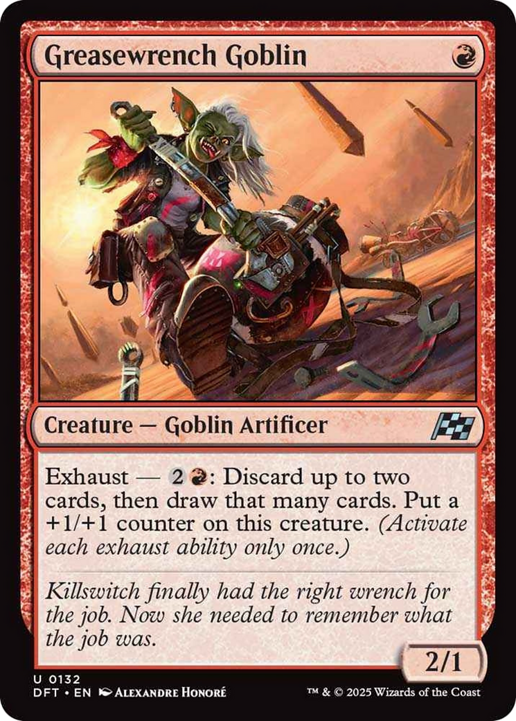 Greasewrench Goblin [Aetherdrift] | Card Merchant Takapuna