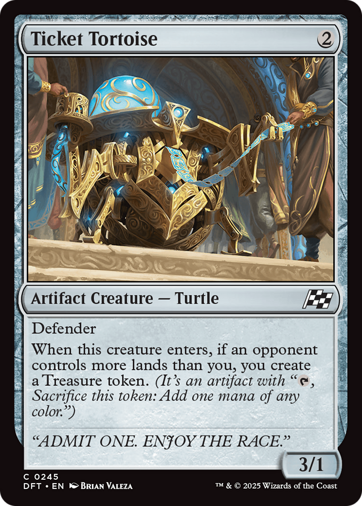 Ticket Tortoise [Aetherdrift] | Card Merchant Takapuna