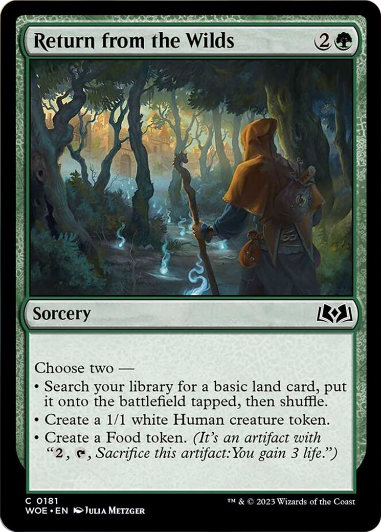 Return from the Wilds [Wilds of Eldraine] | Card Merchant Takapuna