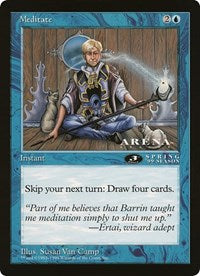 Meditate (Oversized) [Oversize Cards] | Card Merchant Takapuna