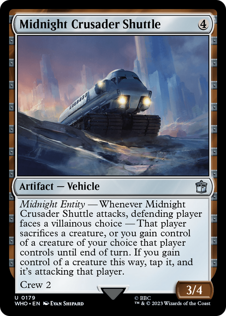 Midnight Crusader Shuttle [Doctor Who] | Card Merchant Takapuna